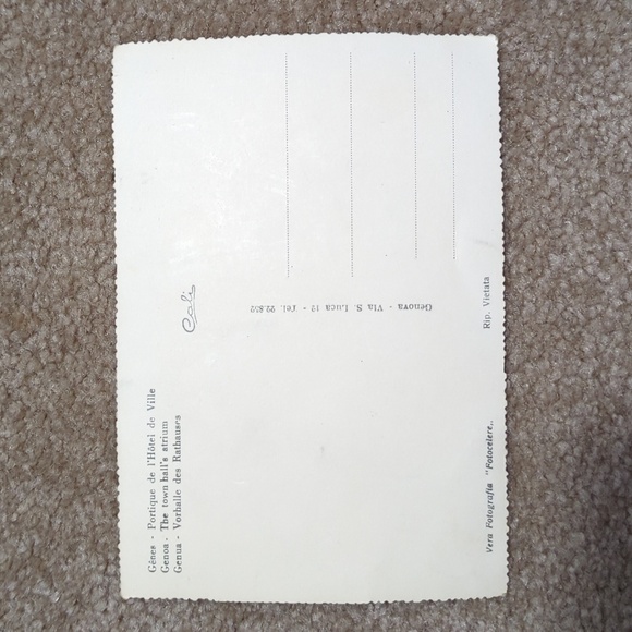 Pair Of European Mid Century Postcards - Picture 2 of 4